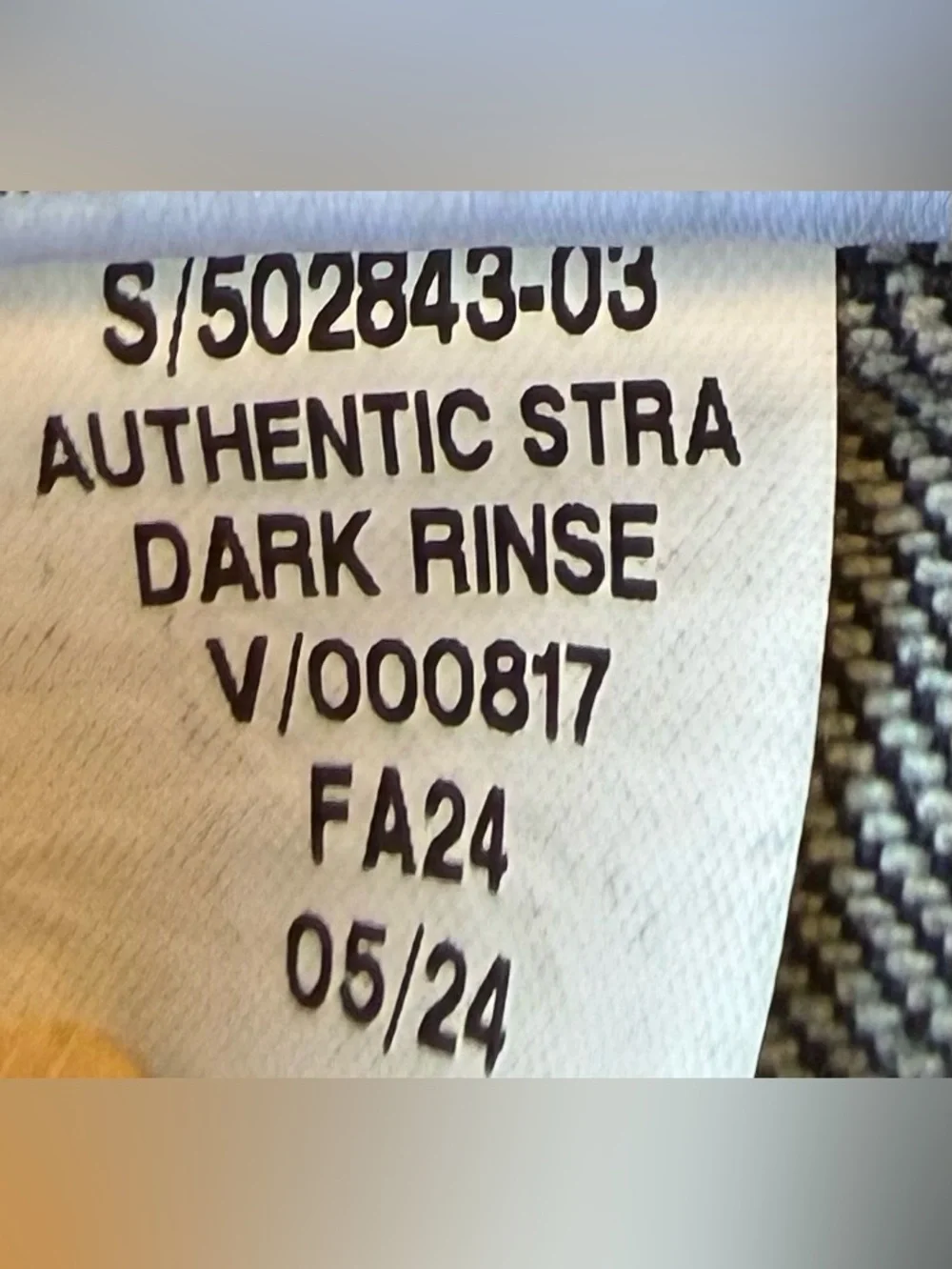 Banana Republic Authentic Straight Jeans * Dark Rinse * 34x32 * 99% Cotton NWOT